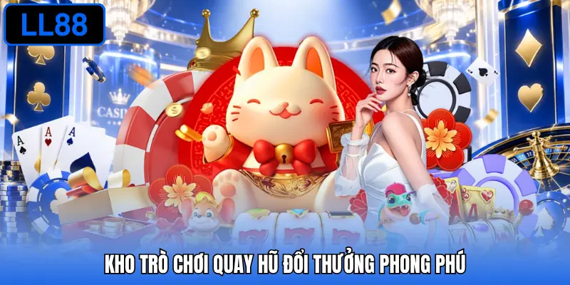 Kho trò chơi quay hũ đổi thưởng phong phú