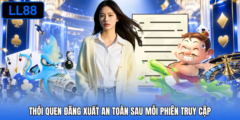 Thói quen đăng xuất an toàn sau mỗi phiên truy cập